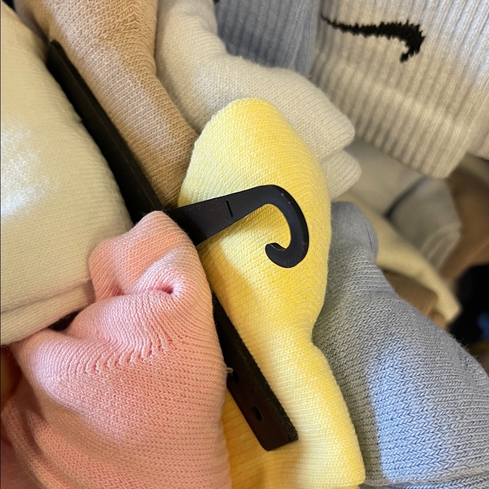 Nike Everyday Plus Socks - Light Gray and Yellow Pink and Purple Cream Tan 6pair - Picture 16 of 16